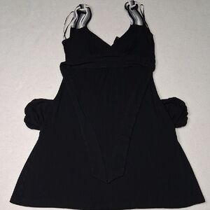 Guess Black Dress with Striped Accents